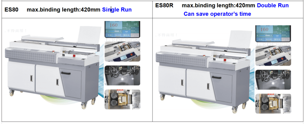 Hot Melt Glue Book Binder Machine( 2 gluing roller)