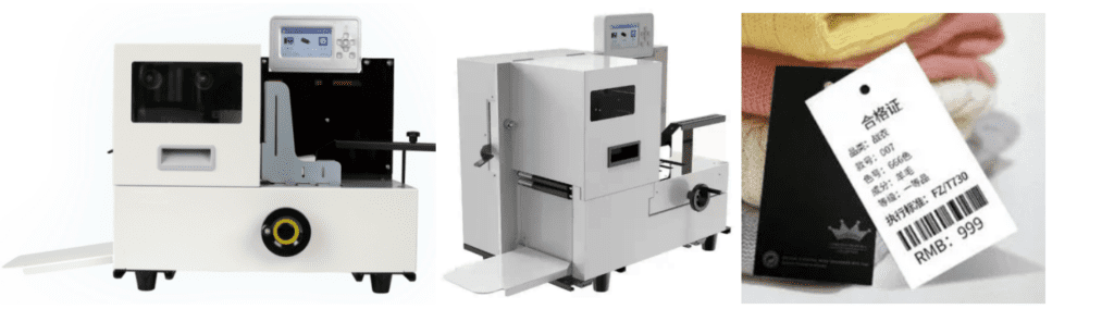 Automatic tag printer machine